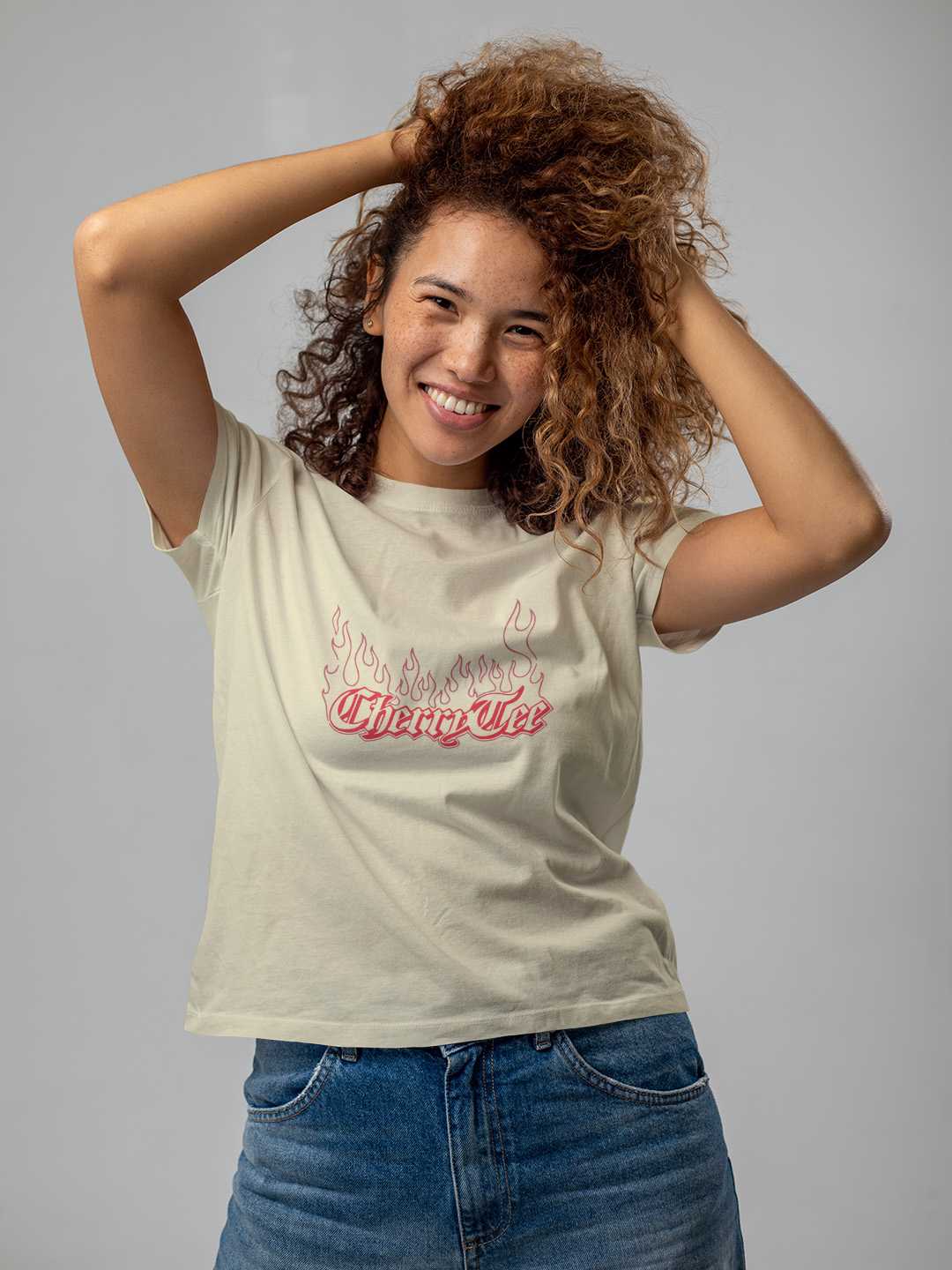 Flame Cherry Graphic Tee