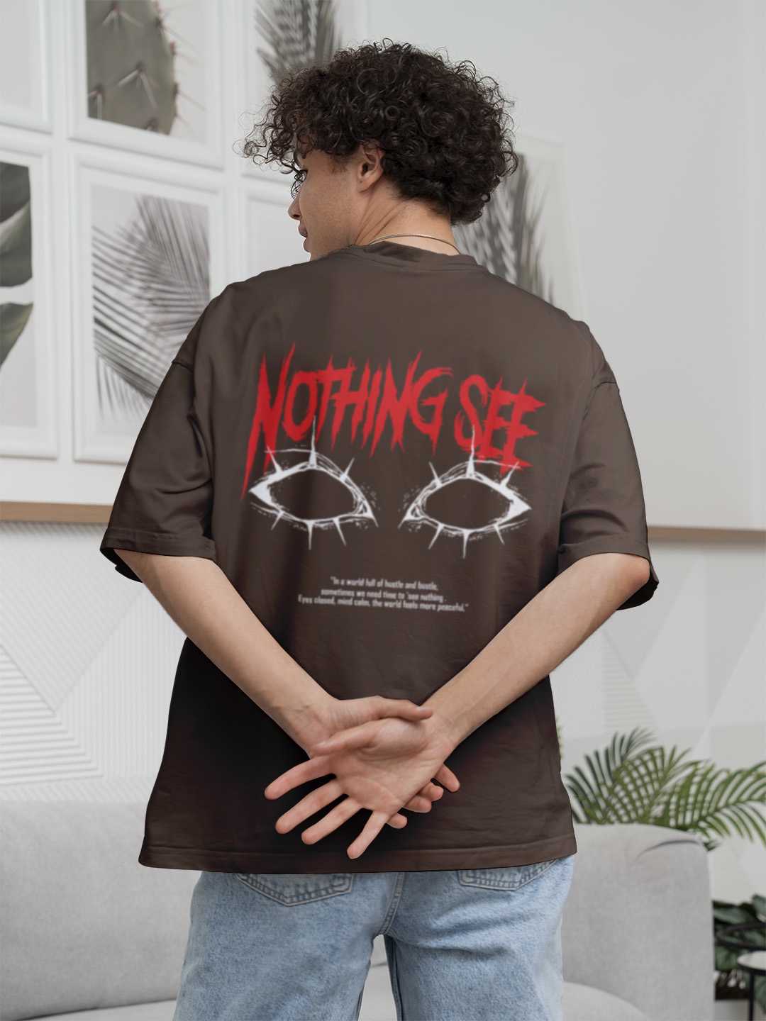 Nothing See Oversized Tee