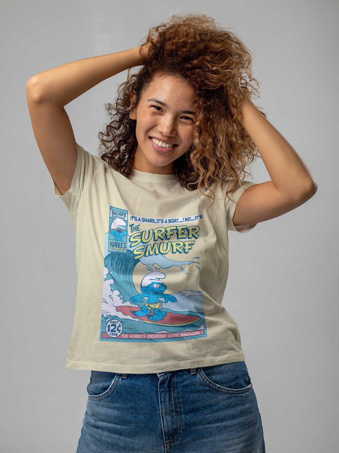 The Surfer Smurf Unisex Regular Tee