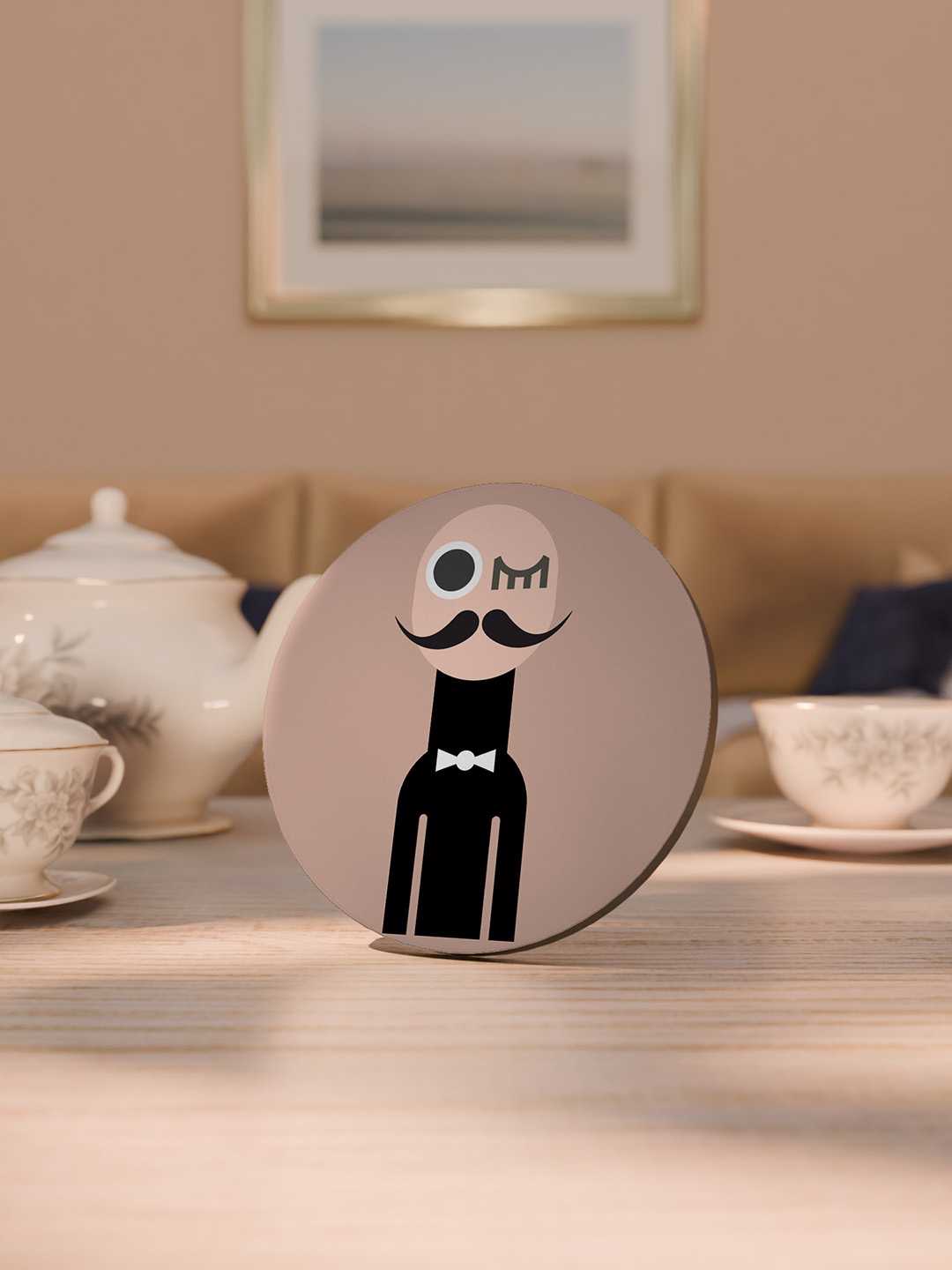 The Cool Crew Graphic Coasters - Pack of 6