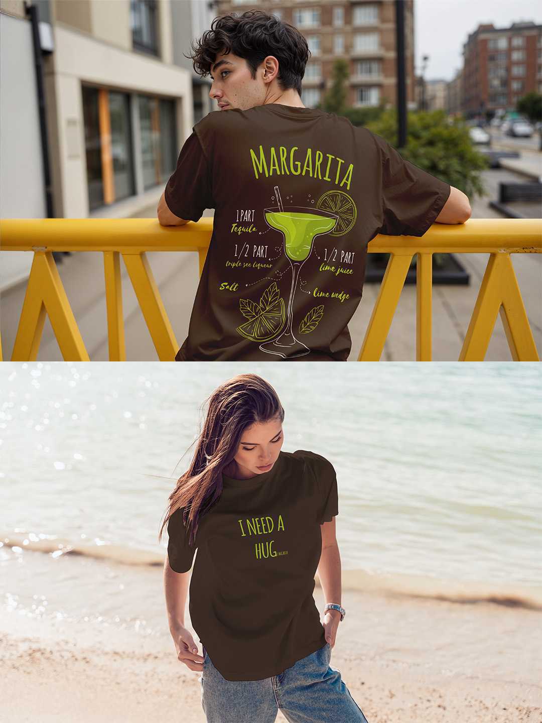 I Need A Huge Margarita Oversized Tee