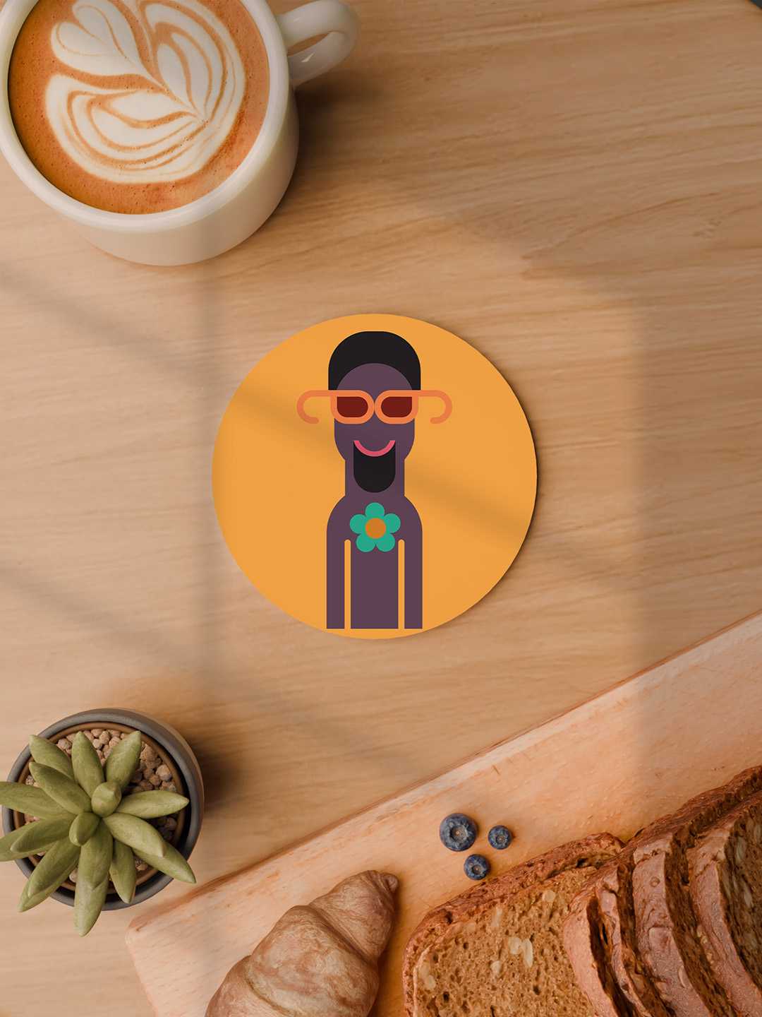 The Cool Crew Graphic Coasters - Pack of 6