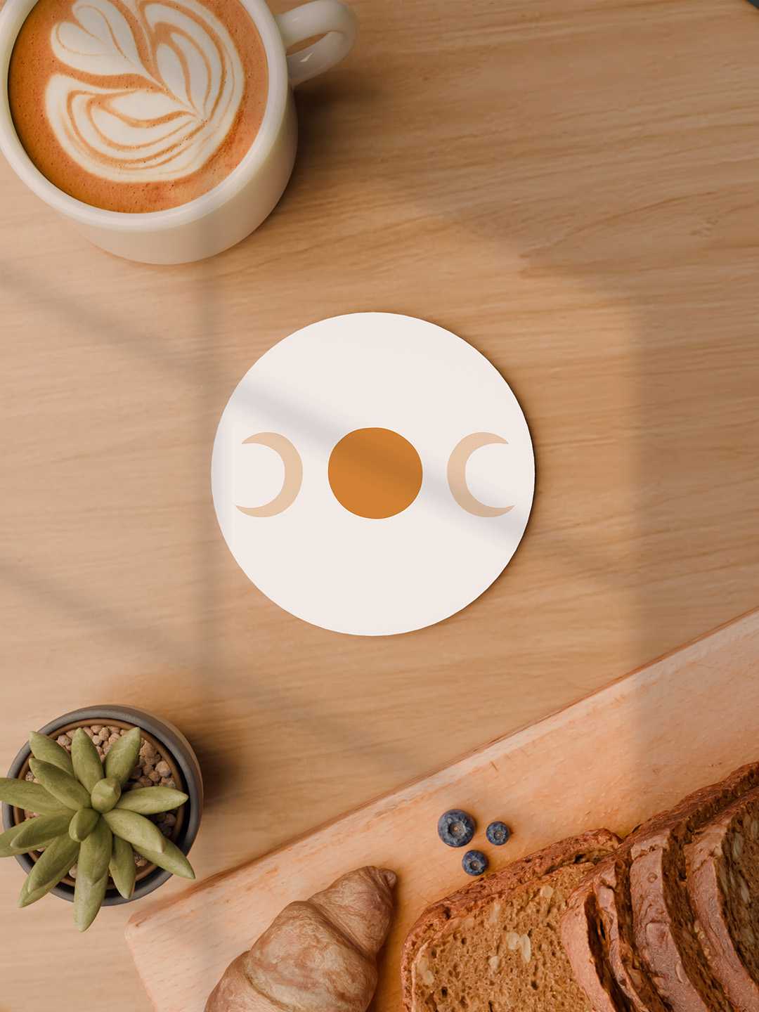 Aura and Earth Art Graphic Coasters - Pack of 6
