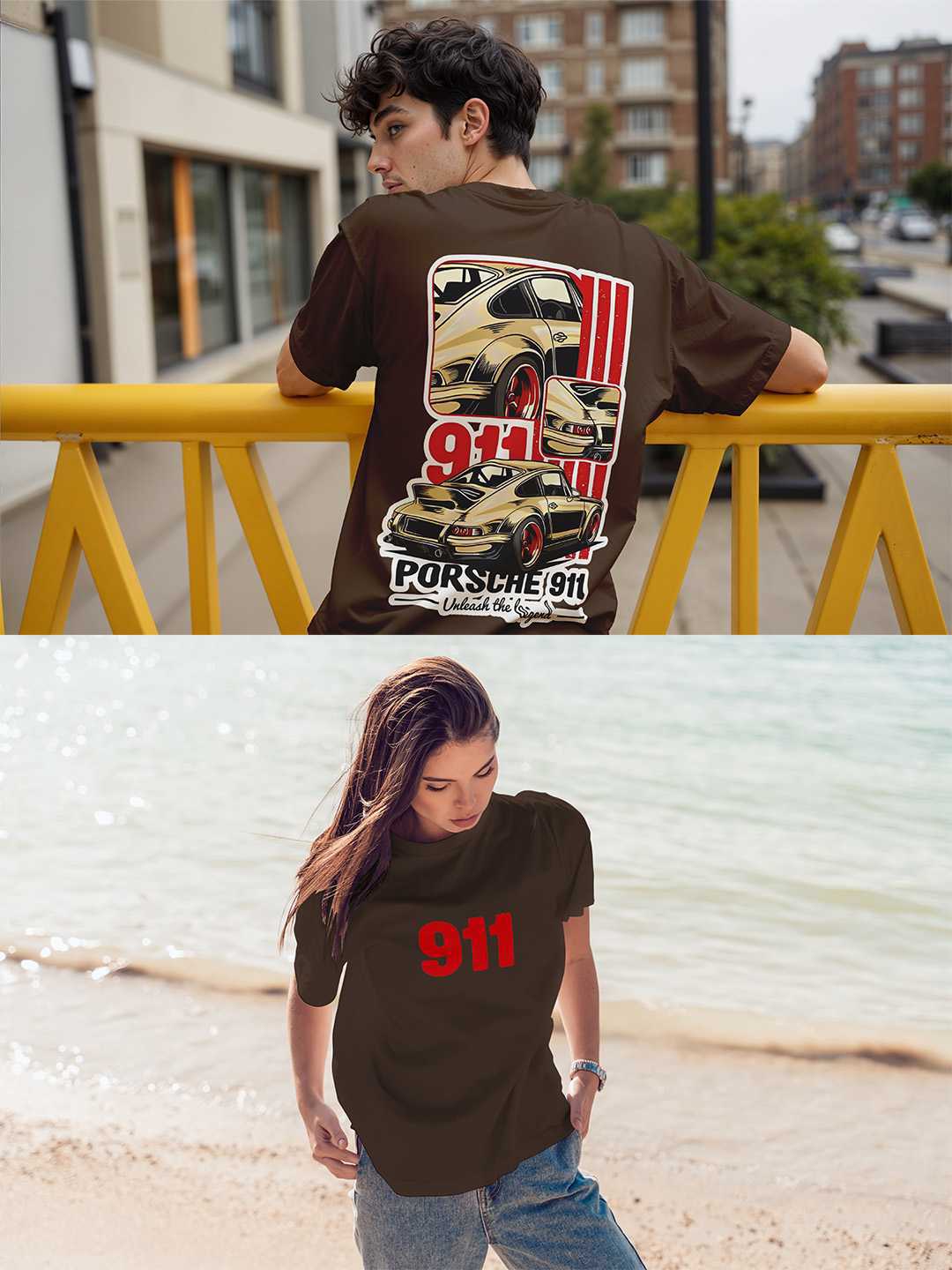 Sports Car 911 Oversized Tee