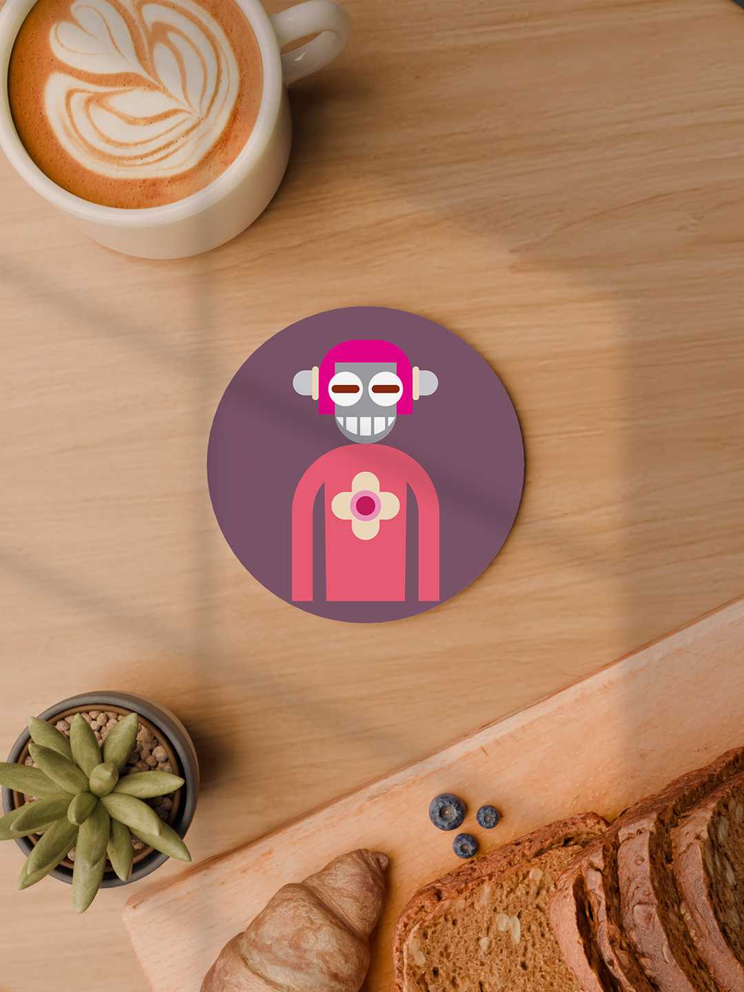 The Chill Peeps Graphic Coasters - Pack of 6