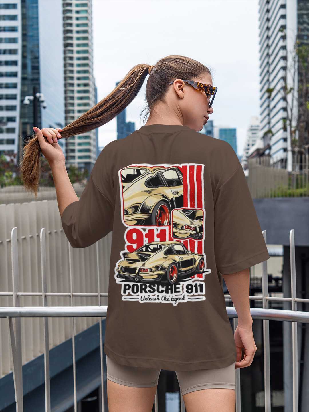 Sports Car 911 Oversized Tee