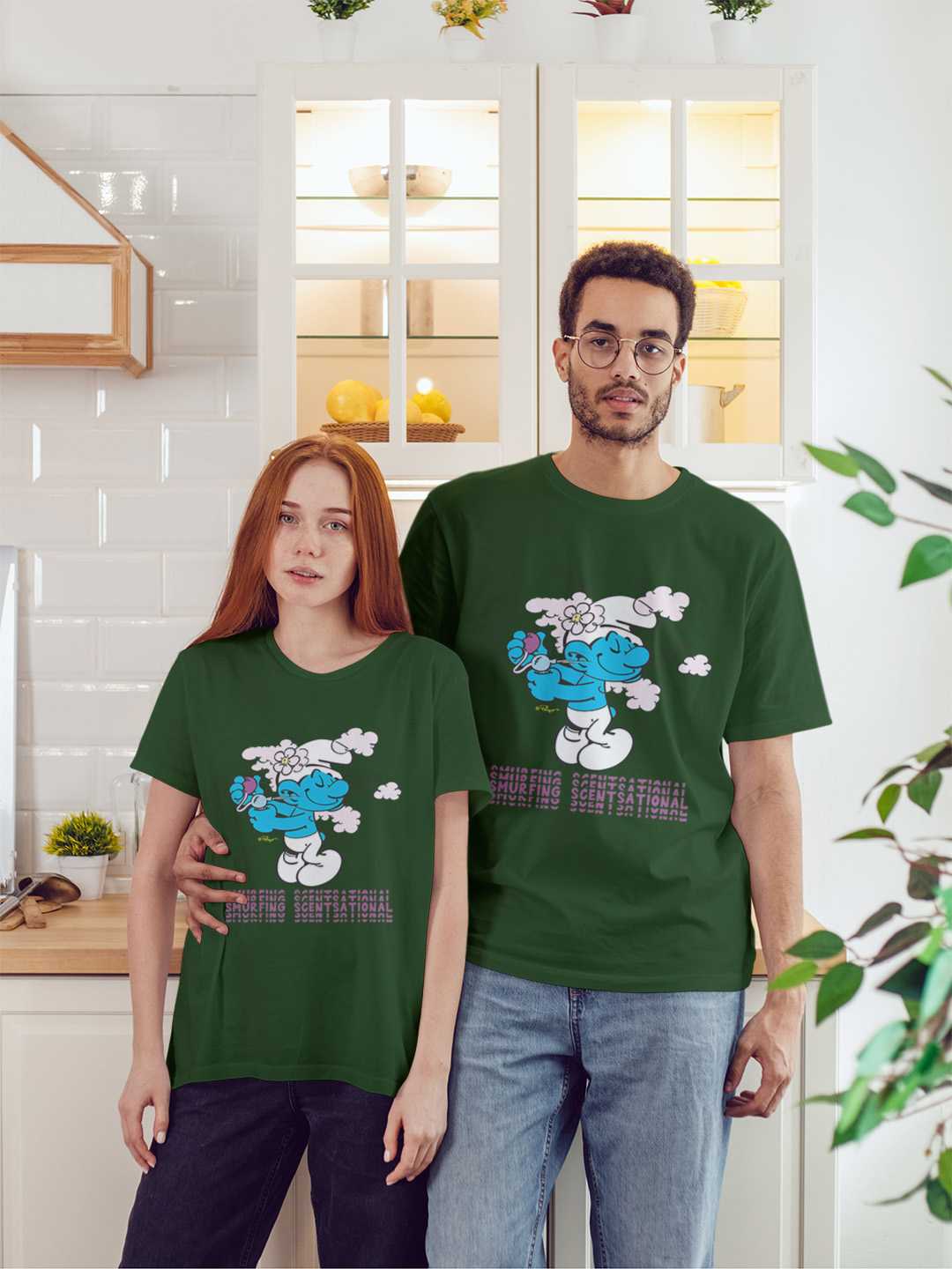 Scentsational Smurfs Regular Graphic Tee