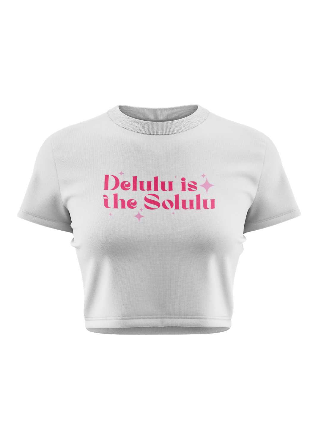 Delulu is Solulu Graphic Baby Tee