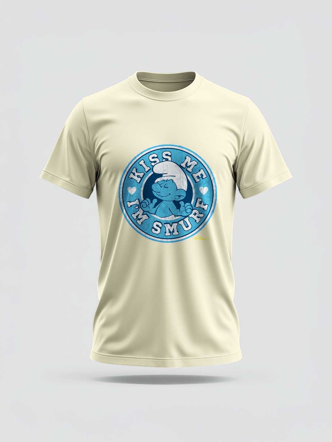 Kiss Me I Am A Smurf Regular Graphic Tee