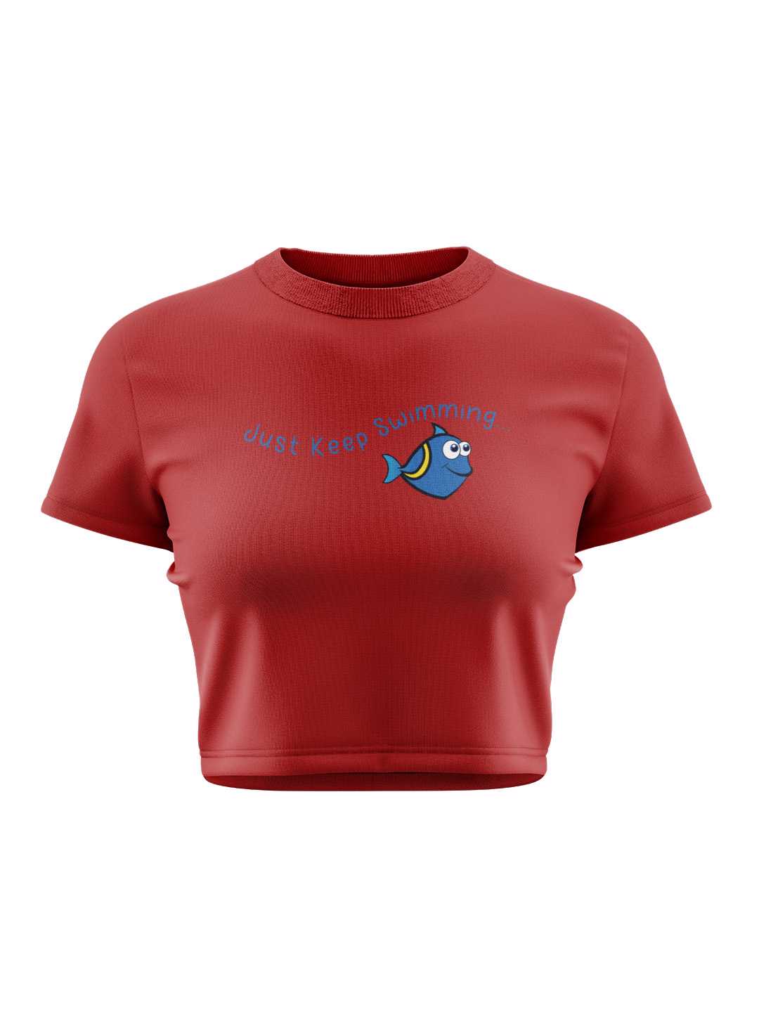 Just Keep Swimming Graphic Baby Tee