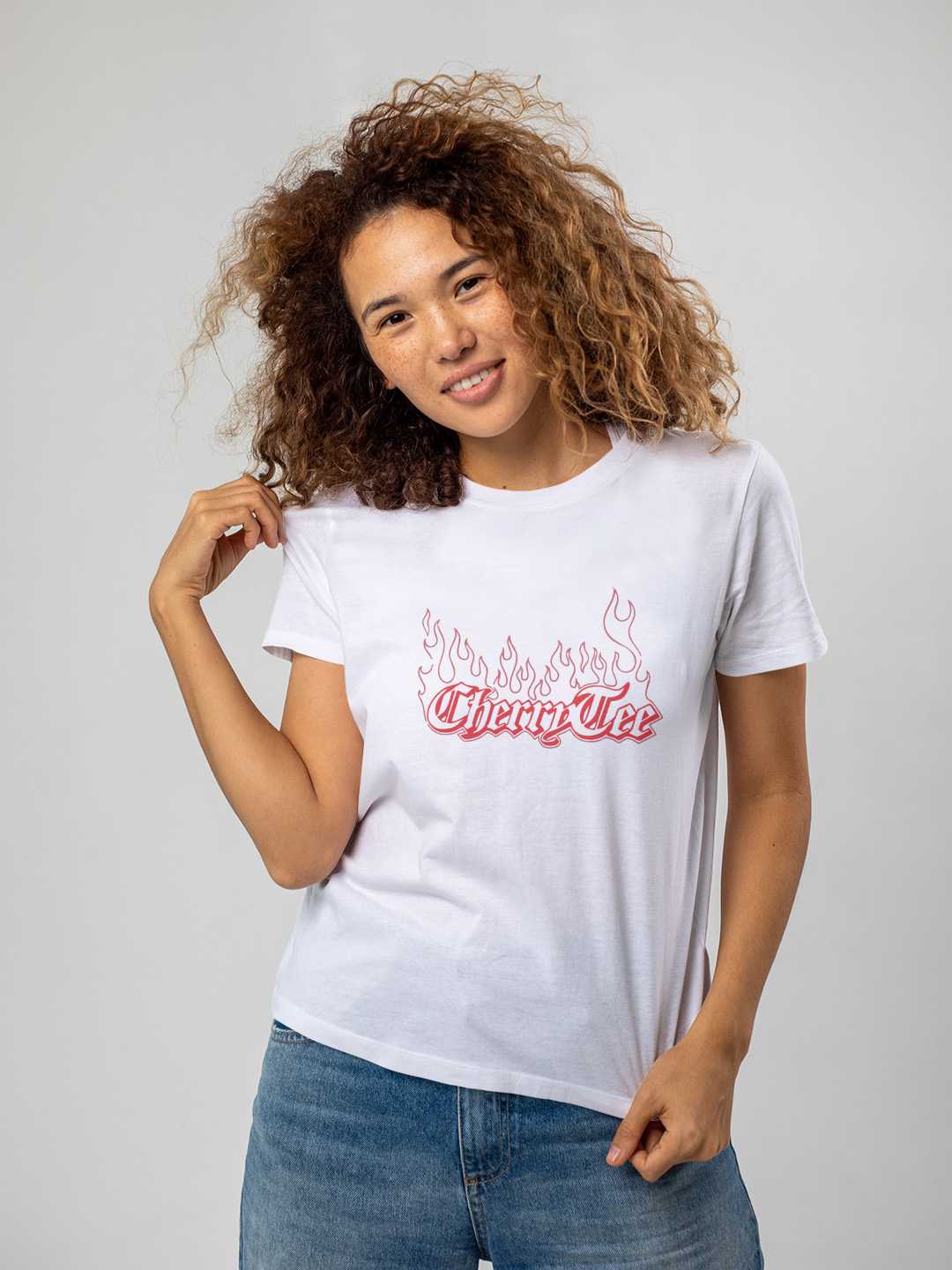 Flame Cherry Graphic Tee