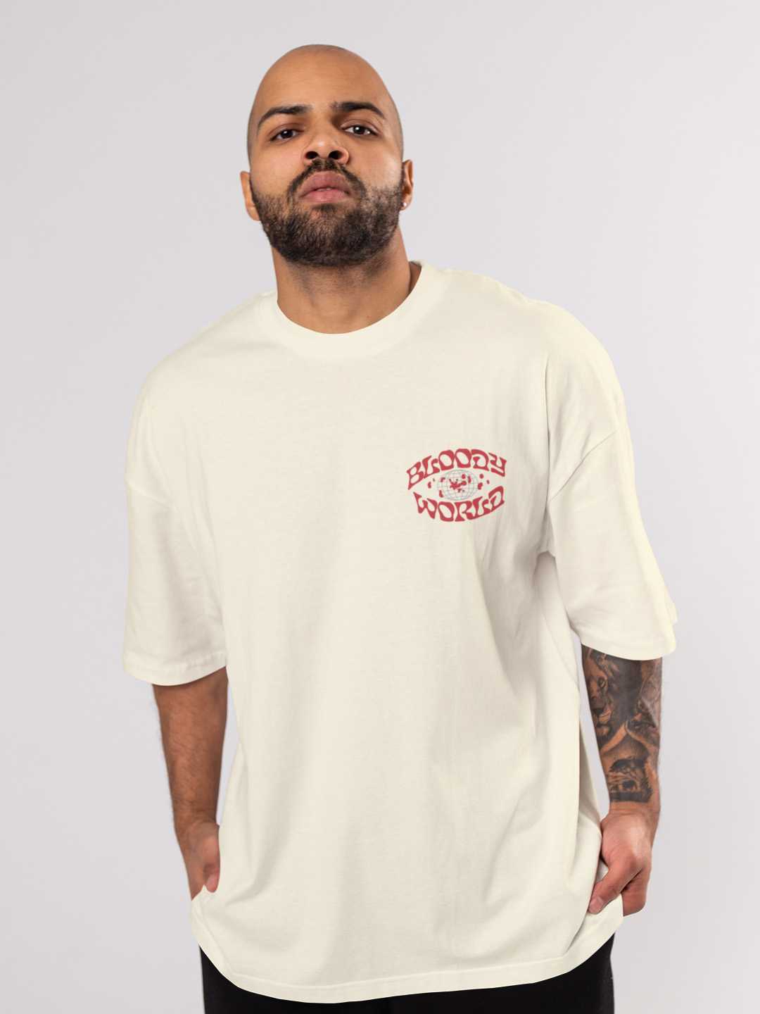 Bloody World Oversized Tee