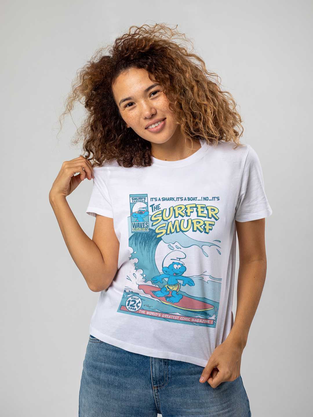 The Surfer Smurf Unisex Regular Tee