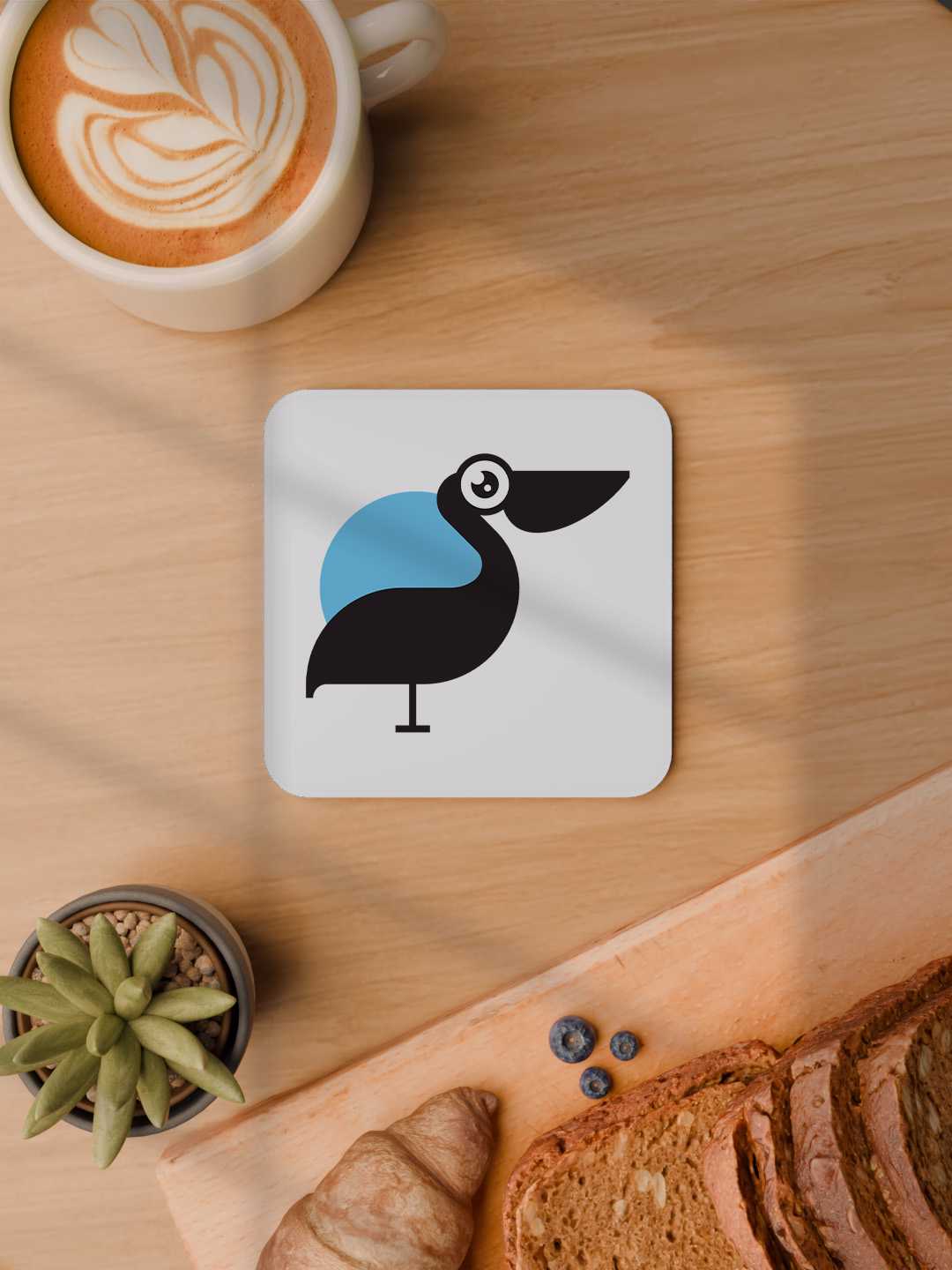 Birdy Nest Graphic Coasters - Pack of 6