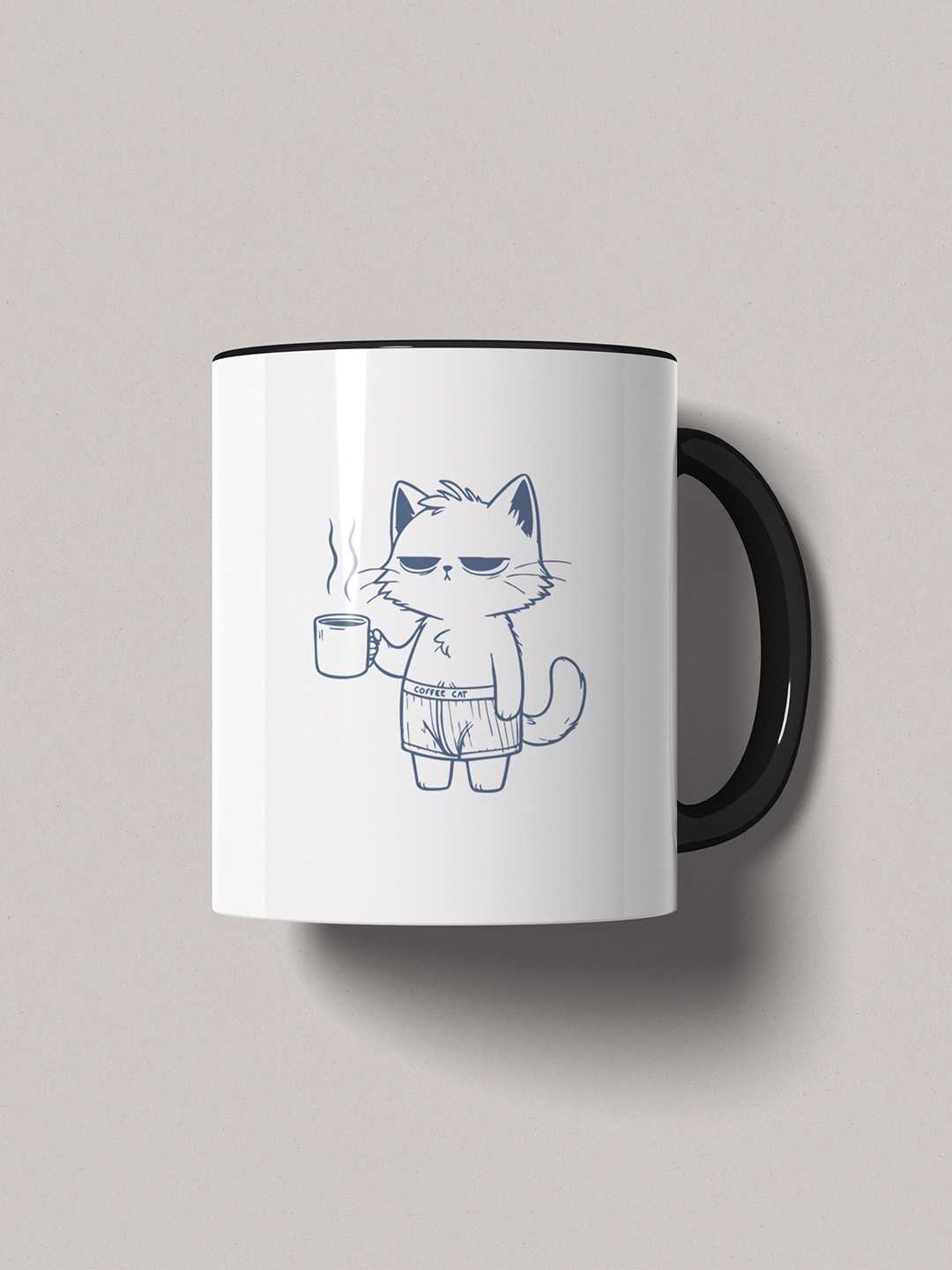 GRUMPY CAT Graphic Printed Ceramic Mug