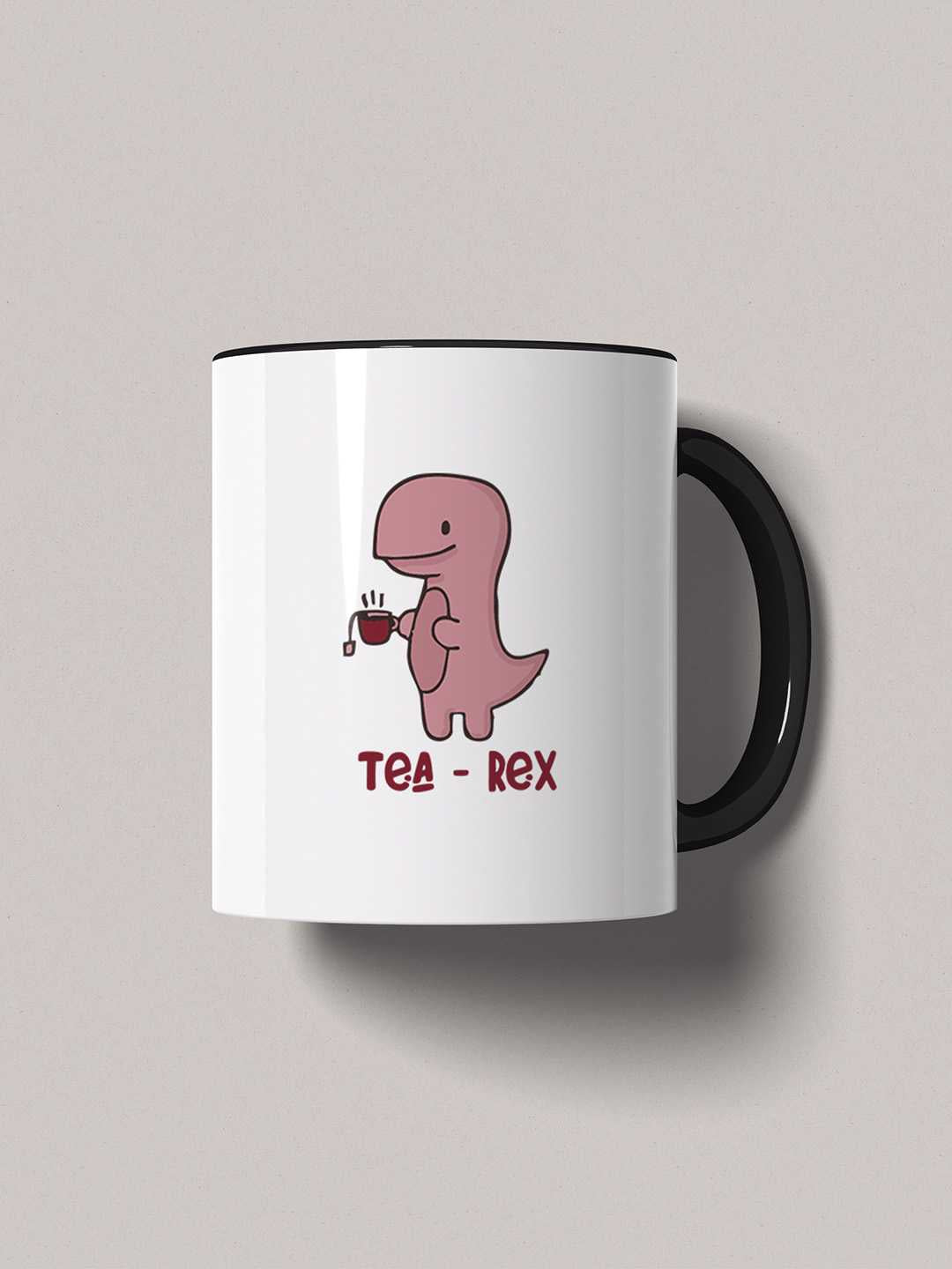 TEA-REX Graphic Printed Ceramic Mug