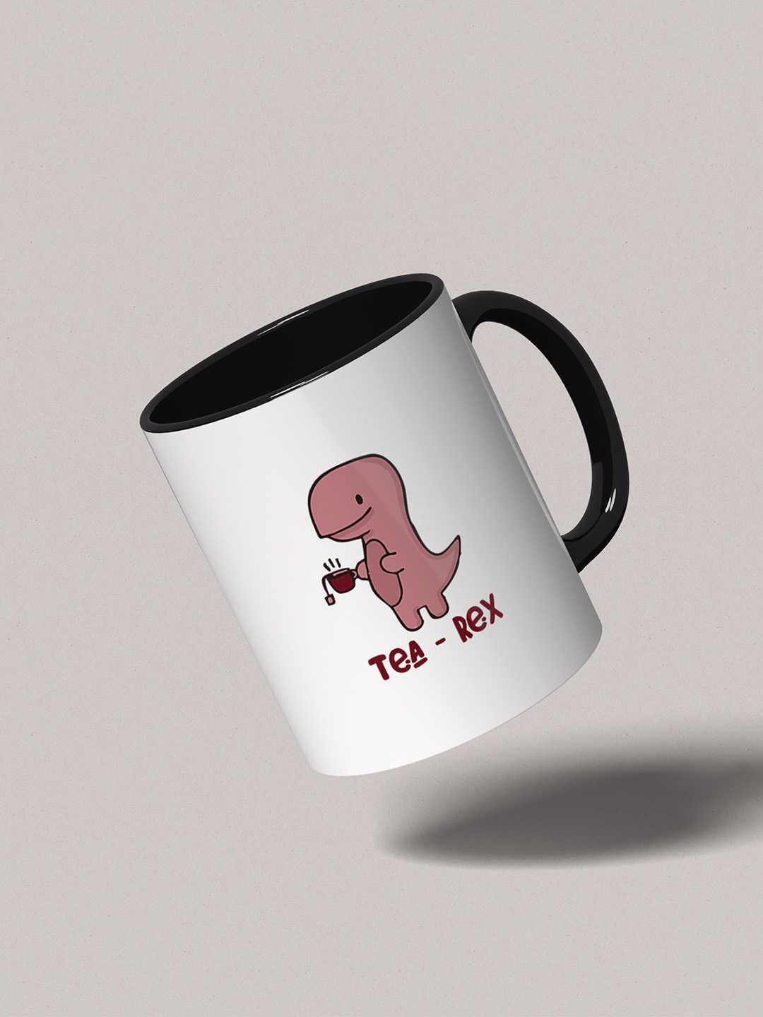 TEA-REX Graphic Printed Ceramic Mug