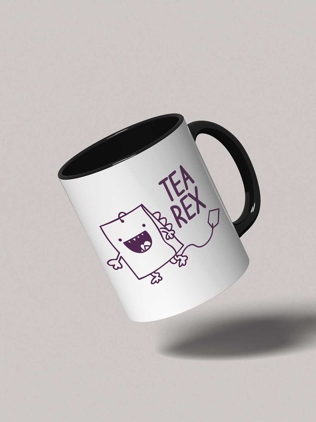TEA REX Graphic Printed Ceramic Mug