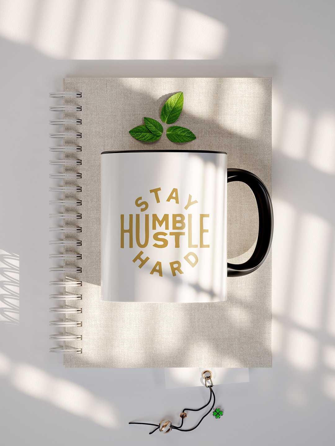 STAY HUMBLE Graphic Printed Ceramic Mug