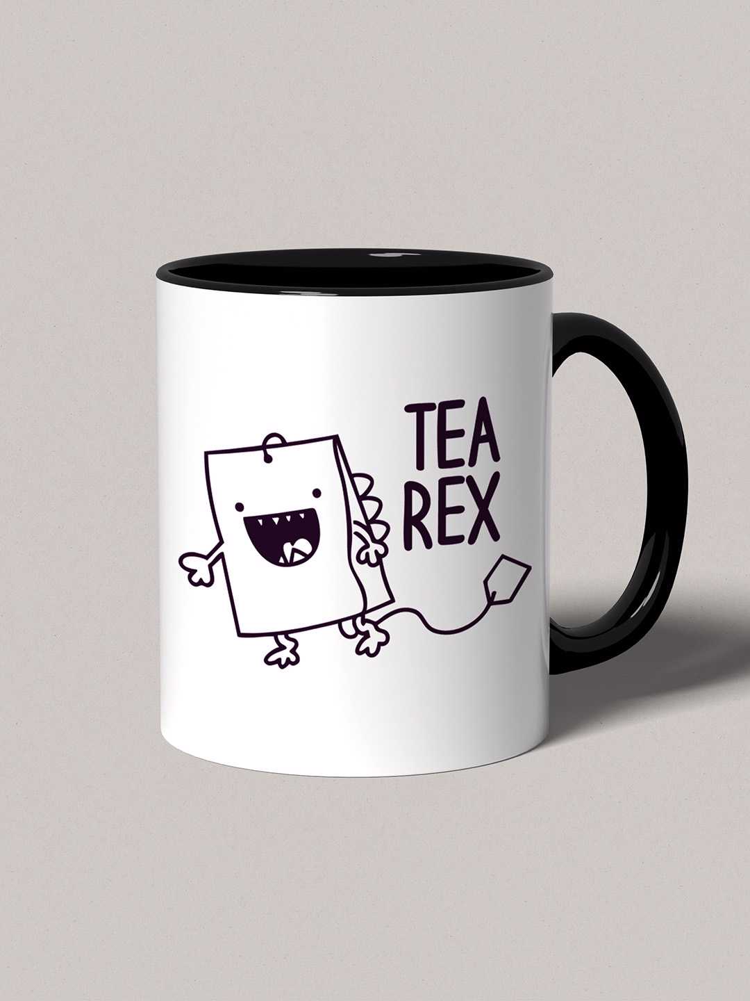 TEA REX Graphic Printed Ceramic Mug