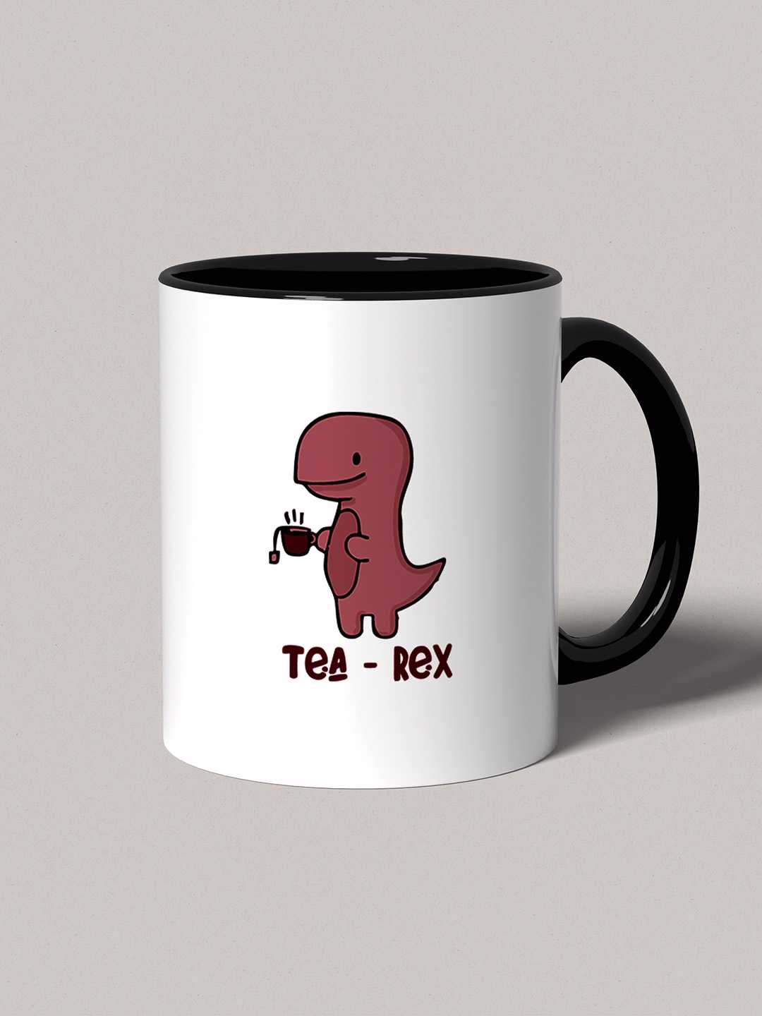TEA-REX Graphic Printed Ceramic Mug