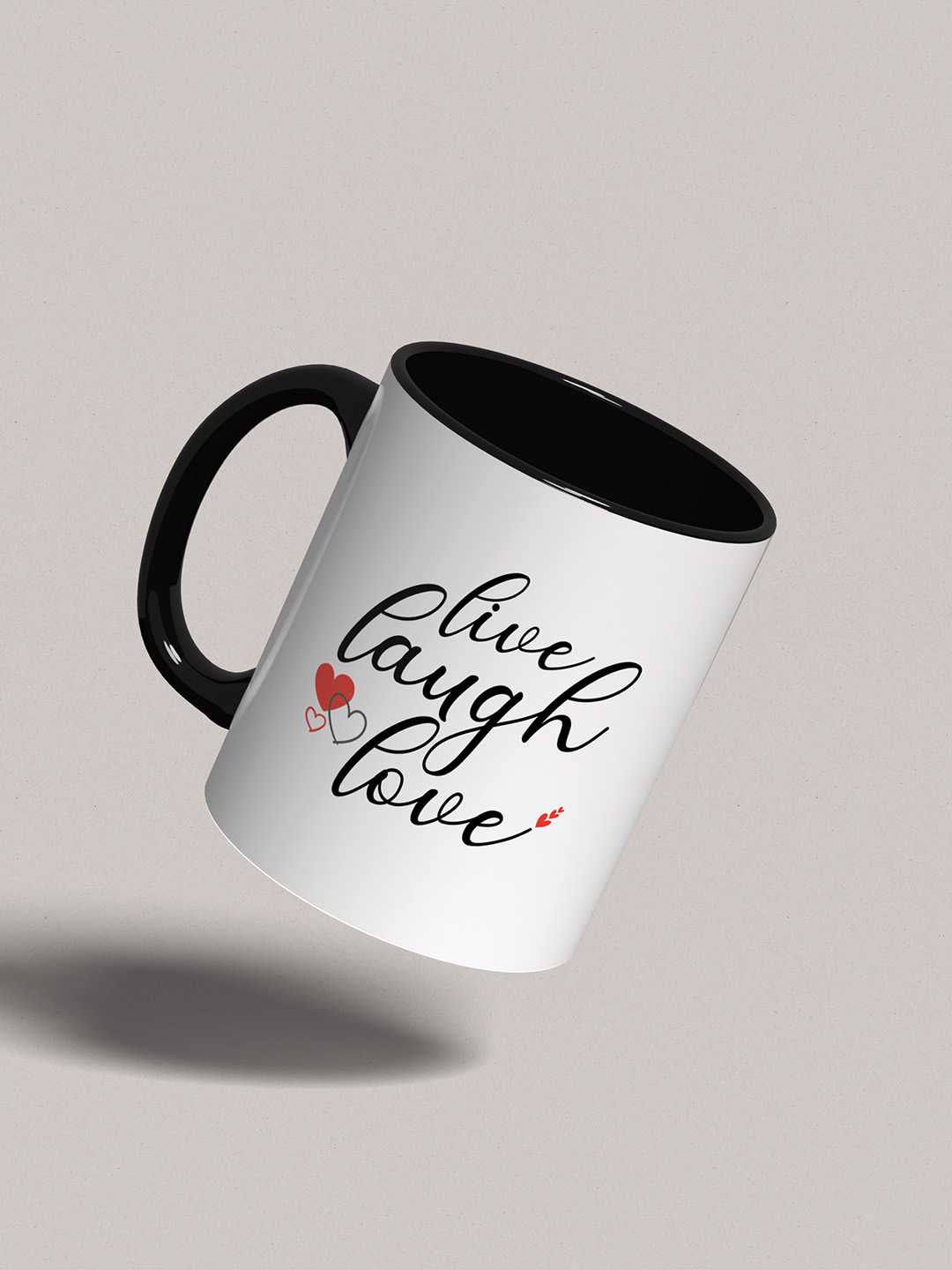 LIVE LAUGH LOVE Graphic Printed Ceramic Mug