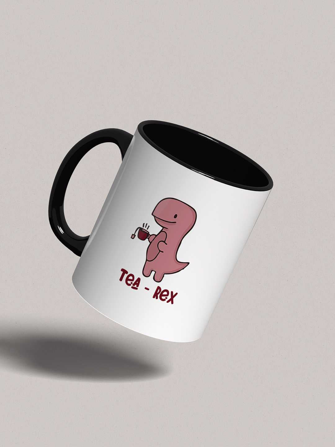 TEA-REX Graphic Printed Ceramic Mug
