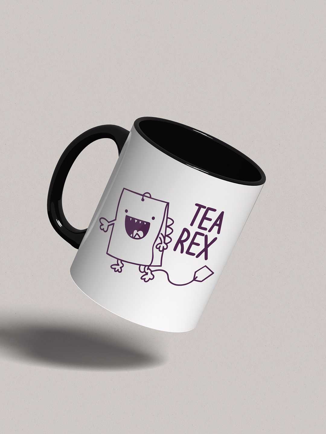 TEA REX Graphic Printed Ceramic Mug