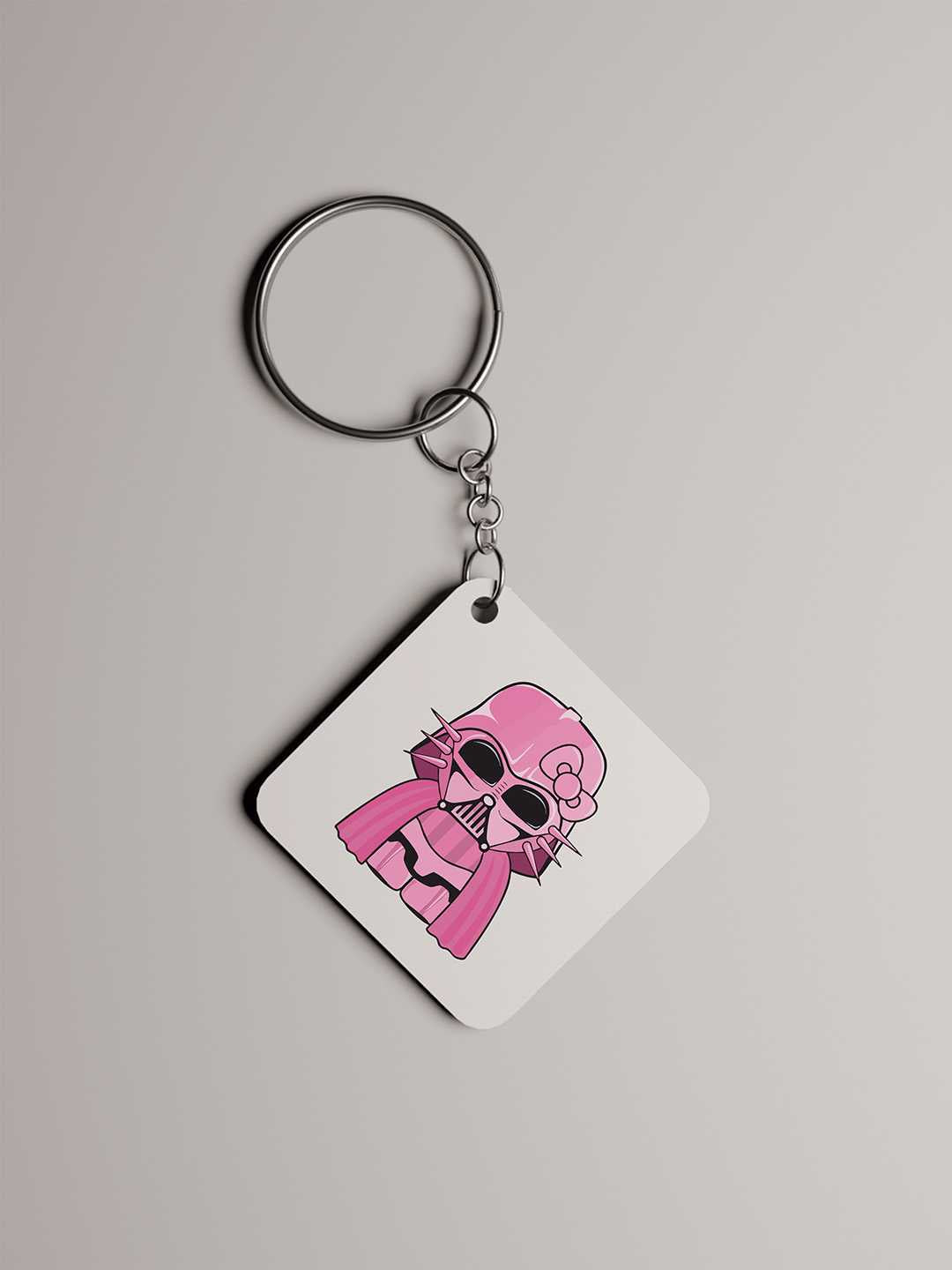 Pookie Trooper Art Graphic Keychain