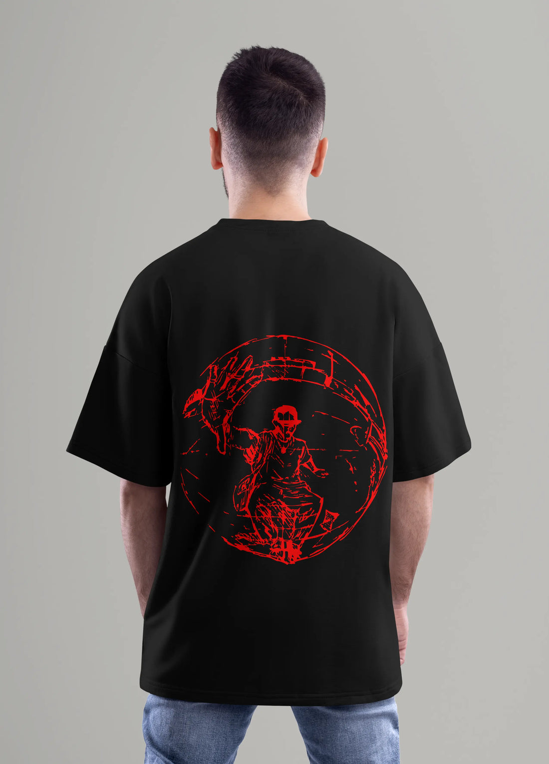 Red Fisheye Figure