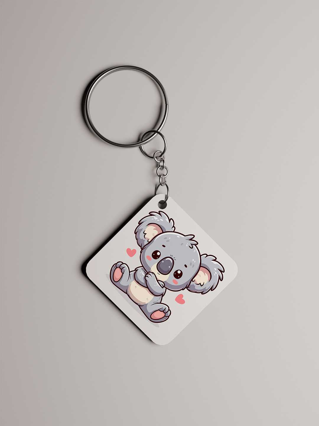 Baby Koala Graphic Keychain