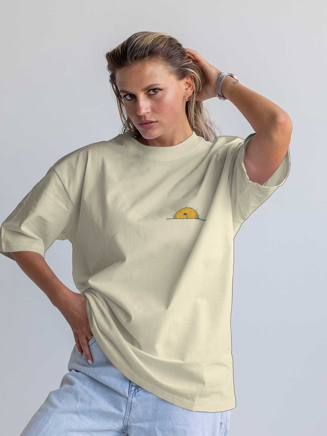 Let The Sea Set You Free Oversized Tee