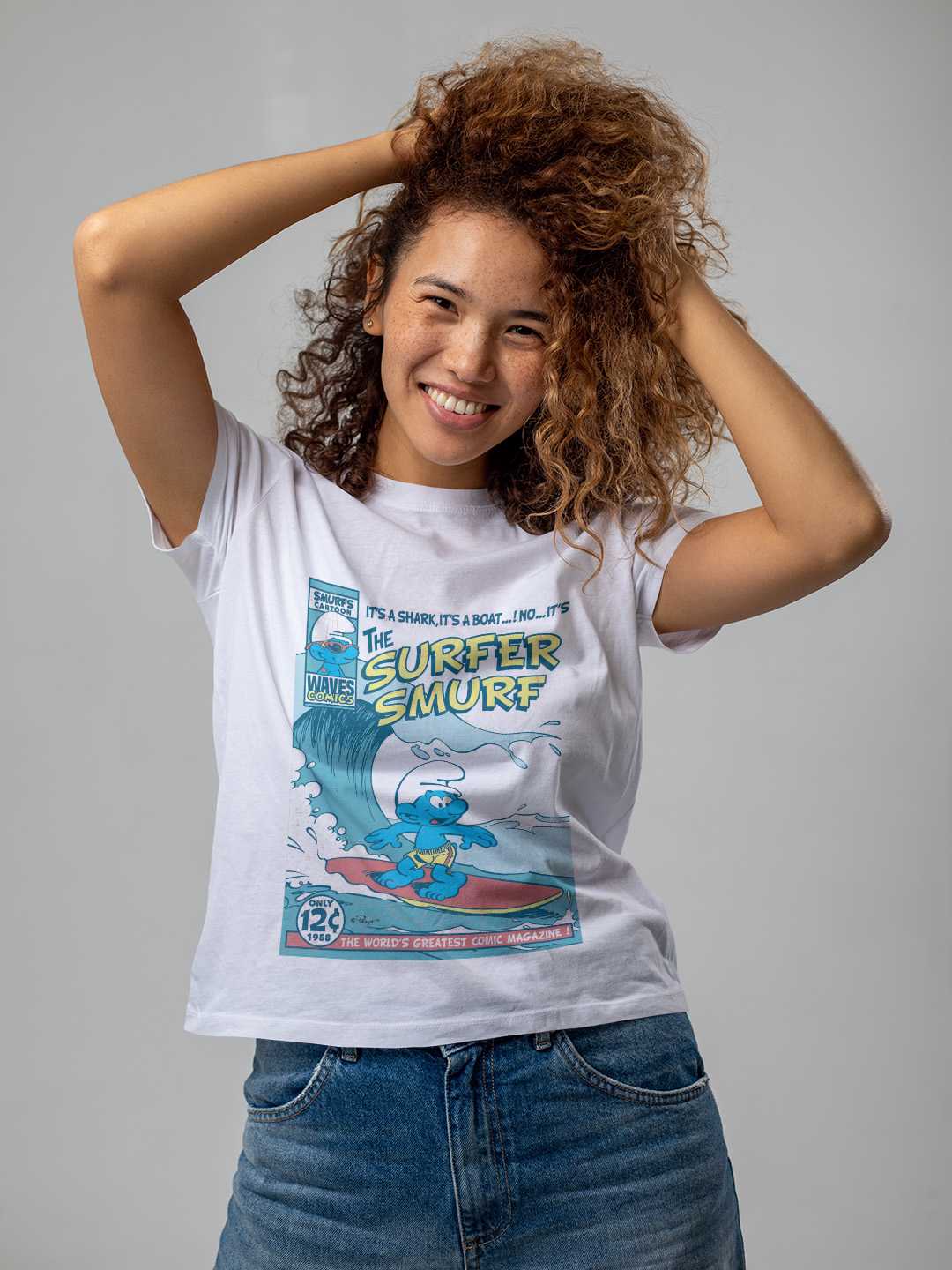 The Surfer Smurf Unisex Regular Tee