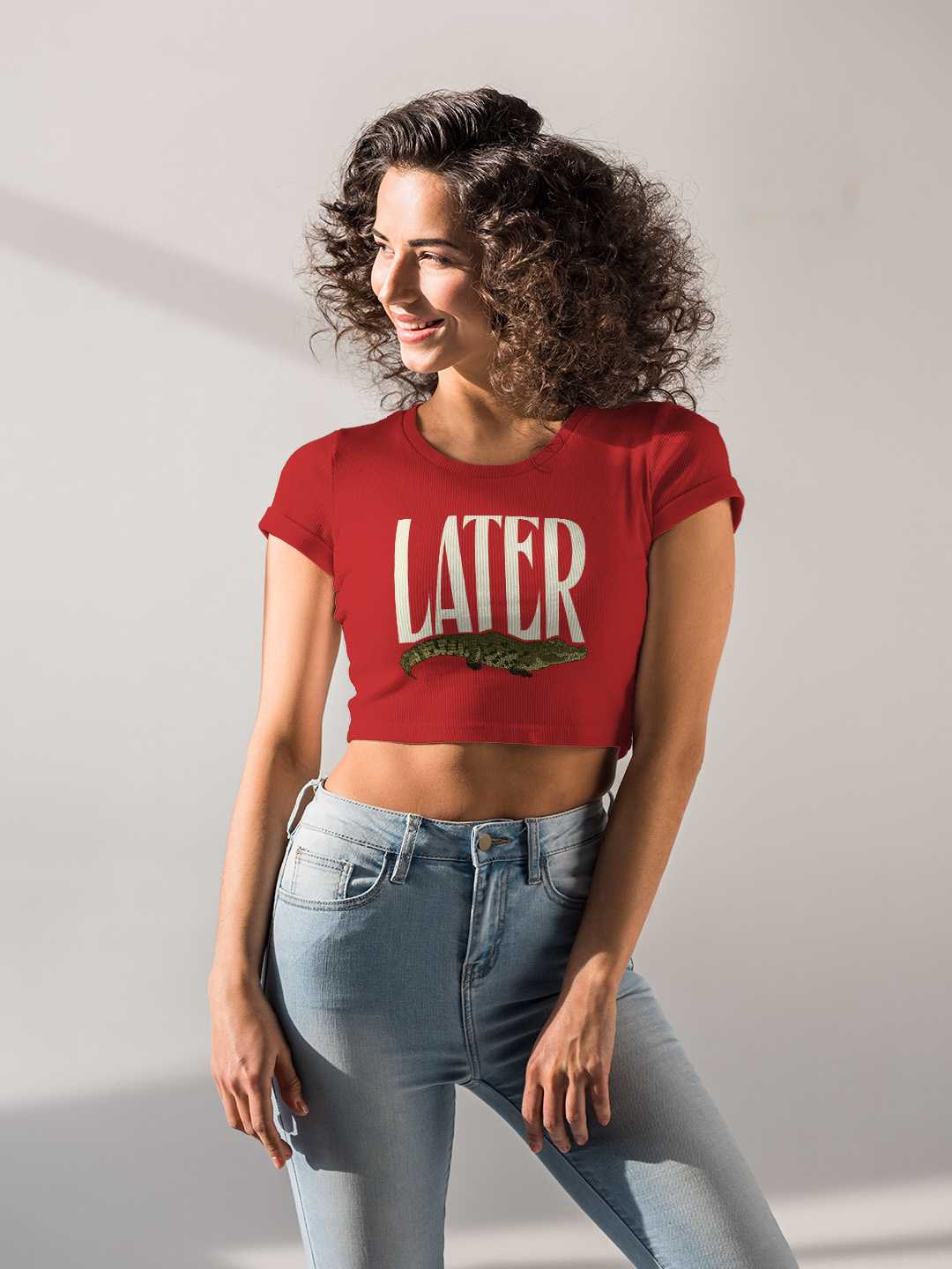 Later Aligator Graphic Baby Tee