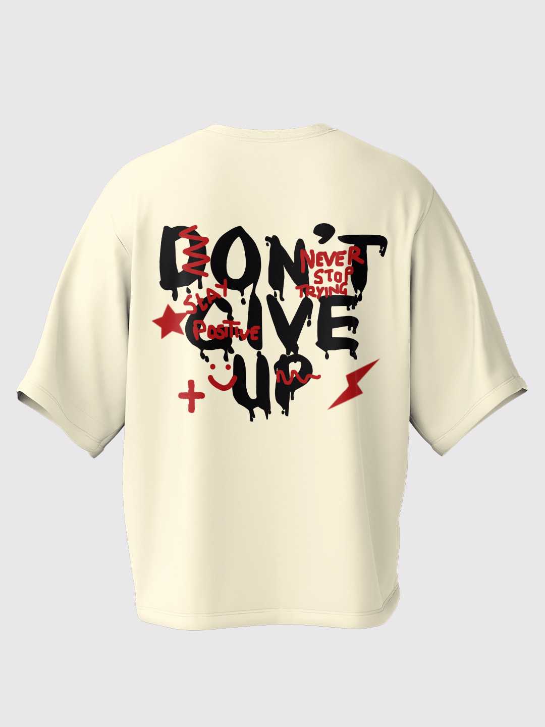 Don't Give Up Oversized Tee