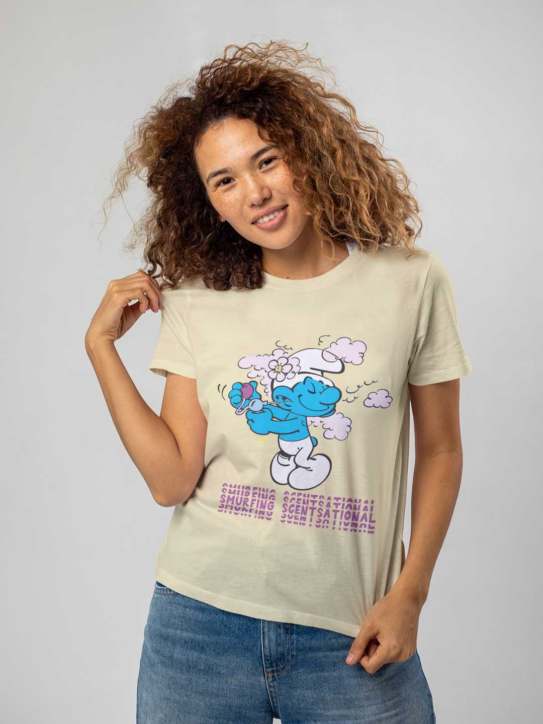 Scentsational Smurfs Regular Graphic Tee