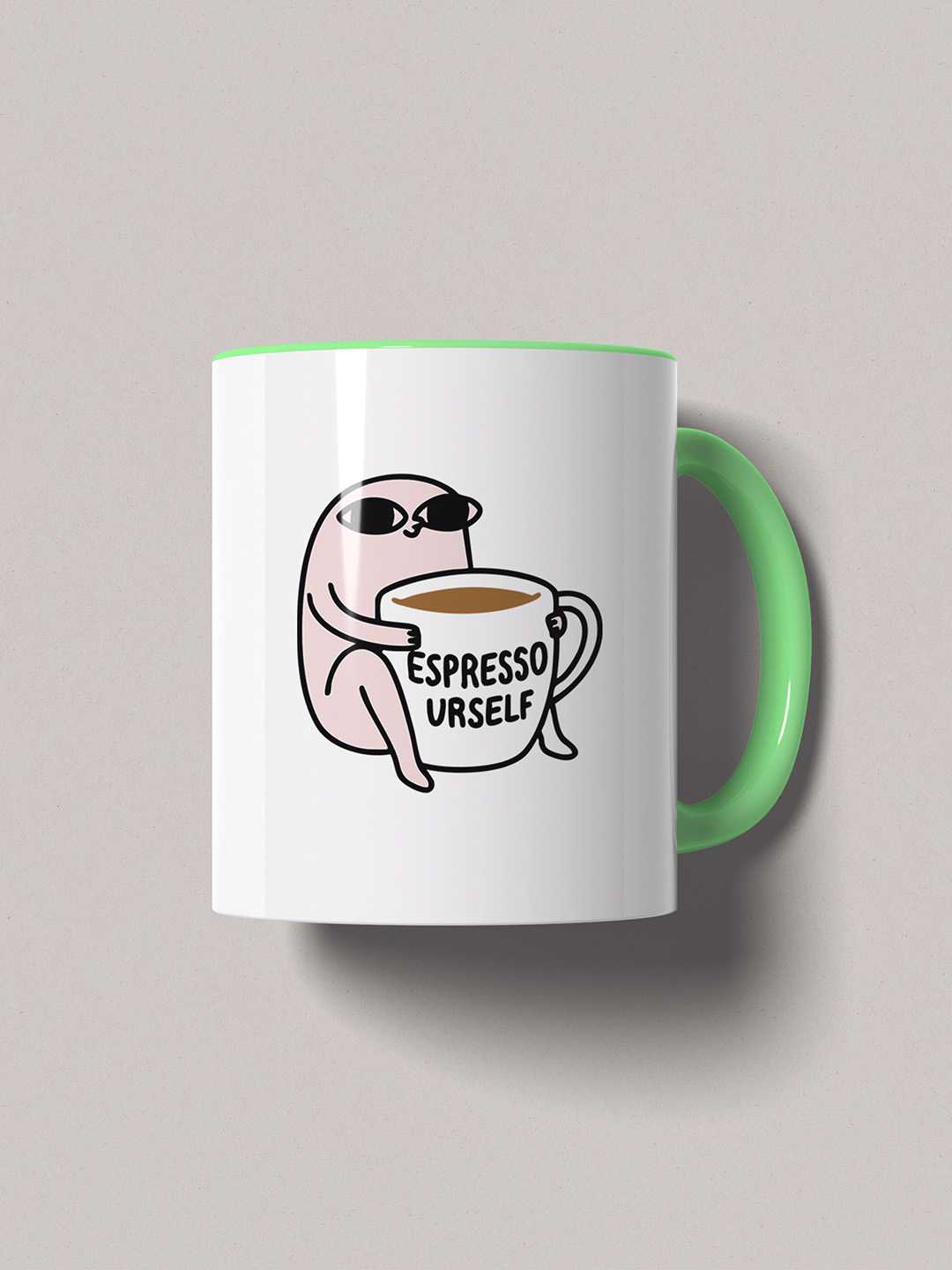Espresso Urself Graphic Printed Ceramic Mug