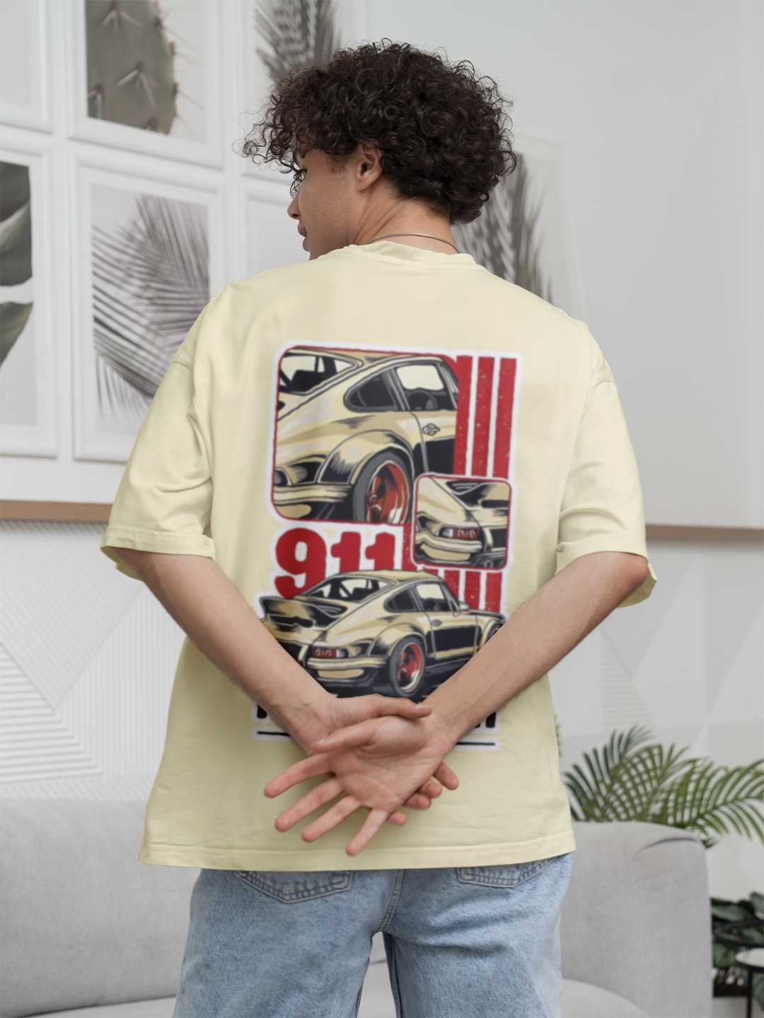 Sports Car 911 Oversized Tee