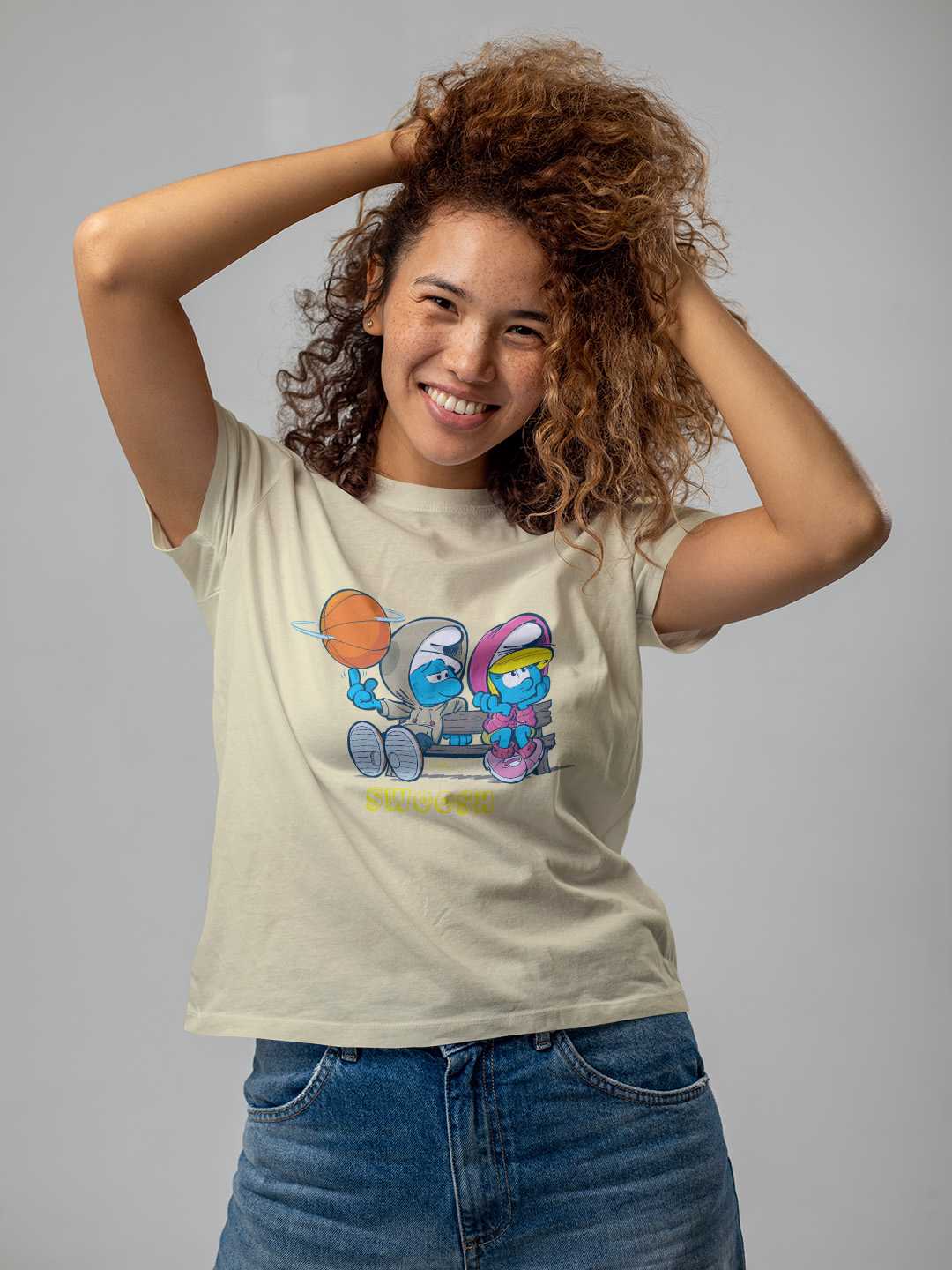 Swooosh Smurf Regular Graphic Tee