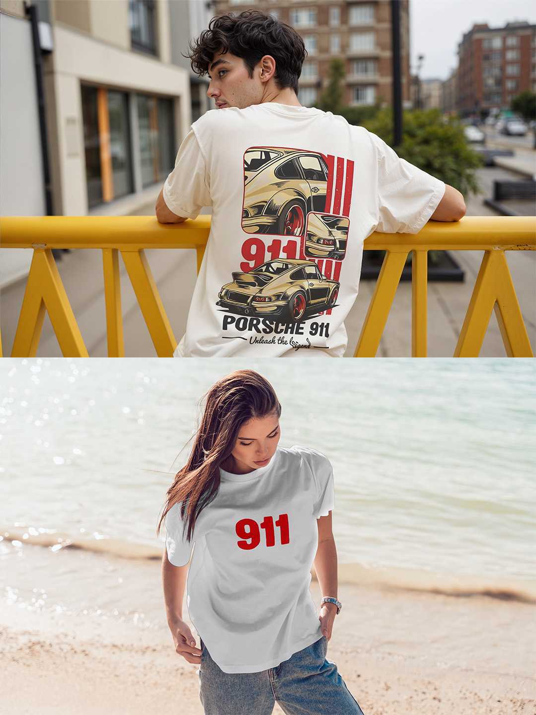 Sports Car 911 Oversized Tee
