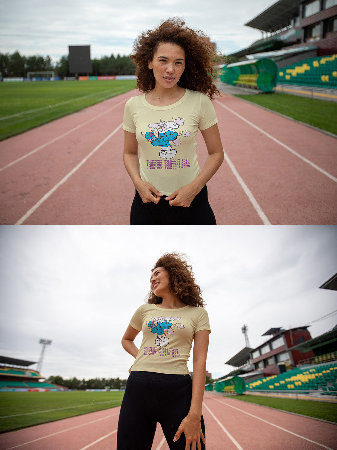 Scentsational Smurfs Regular Graphic Tee