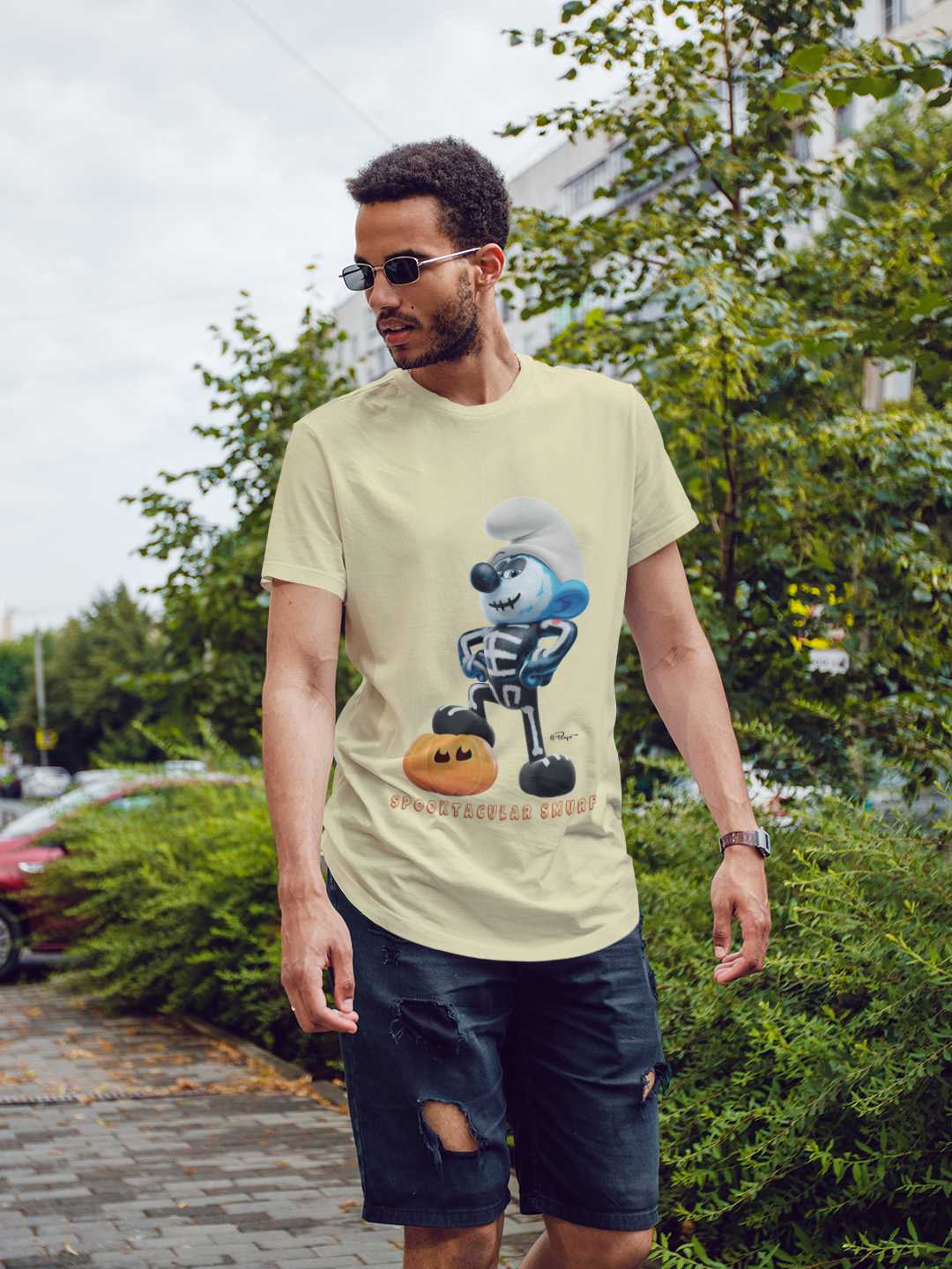 Spooktacular Smurf Regular Graphic Tee