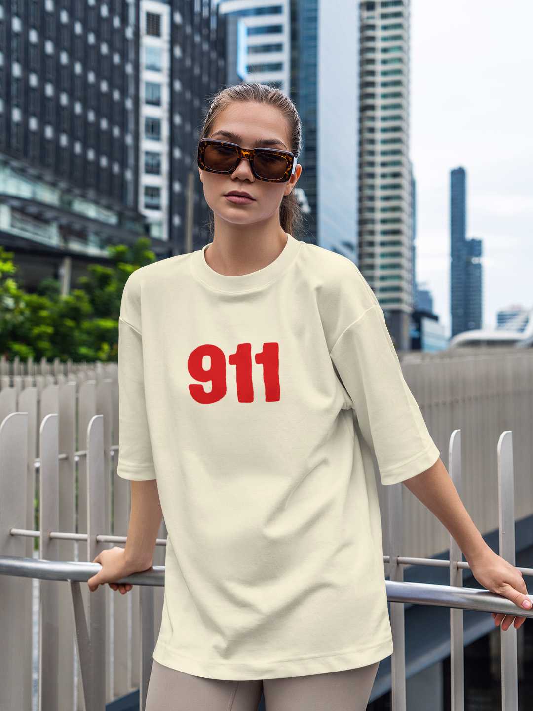 Sports Car 911 Oversized Tee