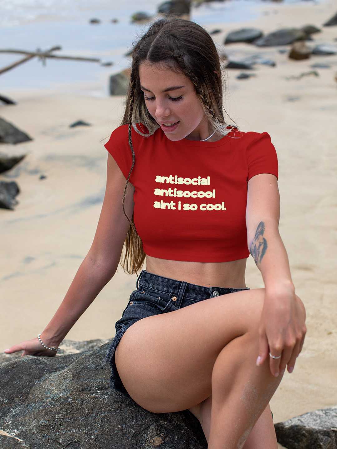 Anti-So-Cool Average Graphic Baby Tee