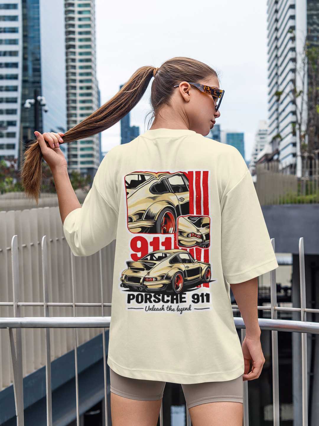 Sports Car 911 Oversized Tee