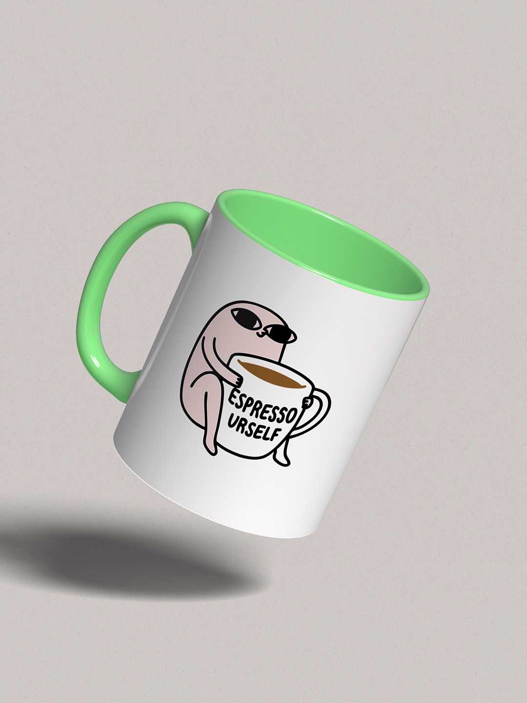 Espresso Urself Graphic Printed Ceramic Mug