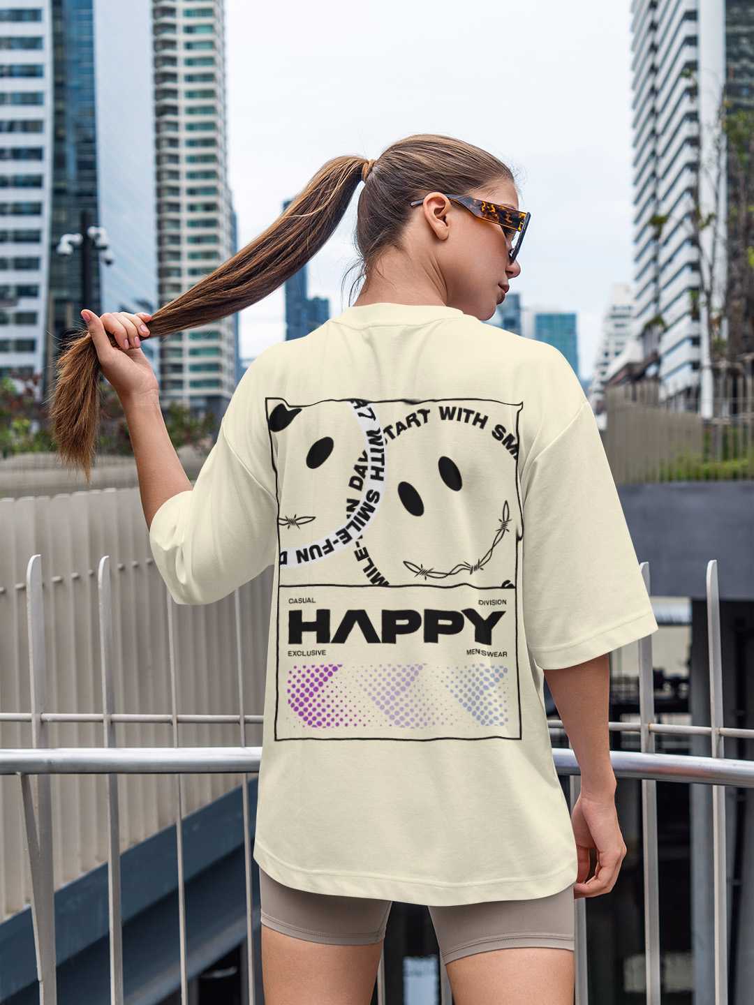 Happy Oversized Tee
