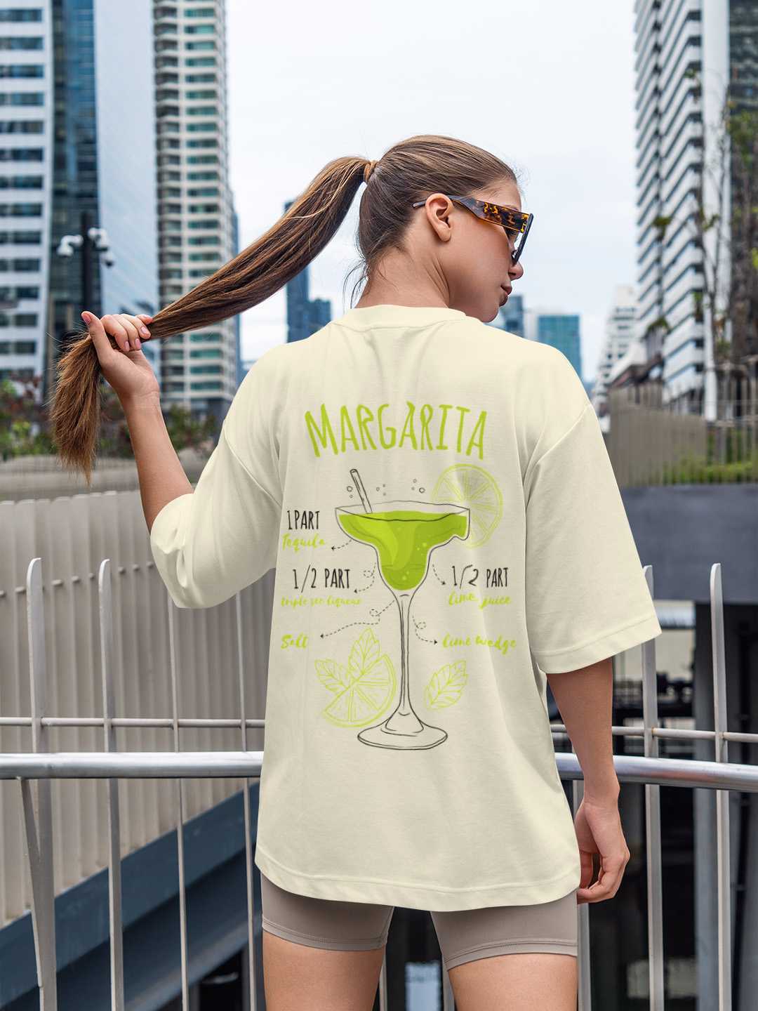 I Need A Huge Margarita Oversized Tee