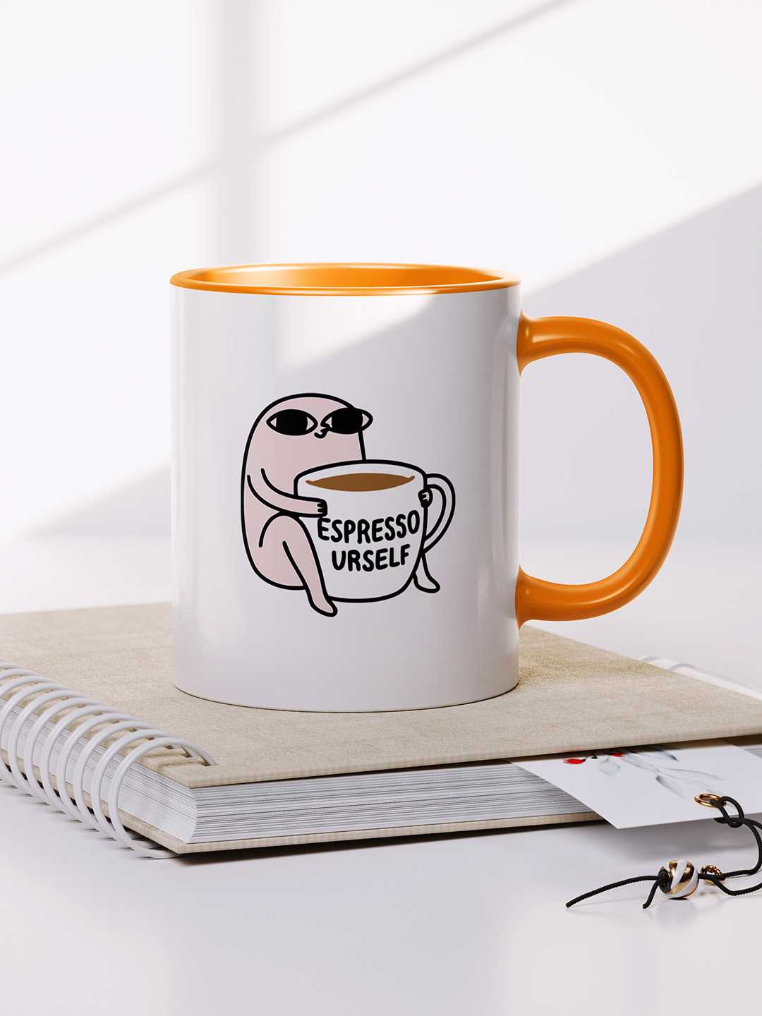 Espresso Urself Graphic Printed Ceramic Mug