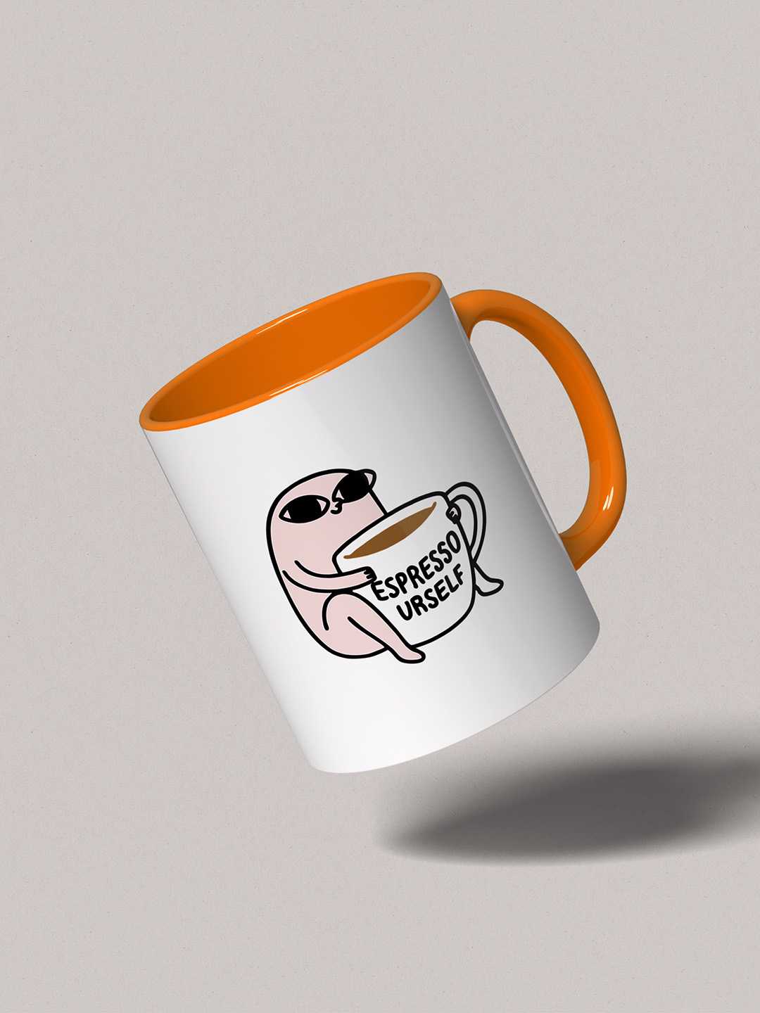 Espresso Urself Graphic Printed Ceramic Mug